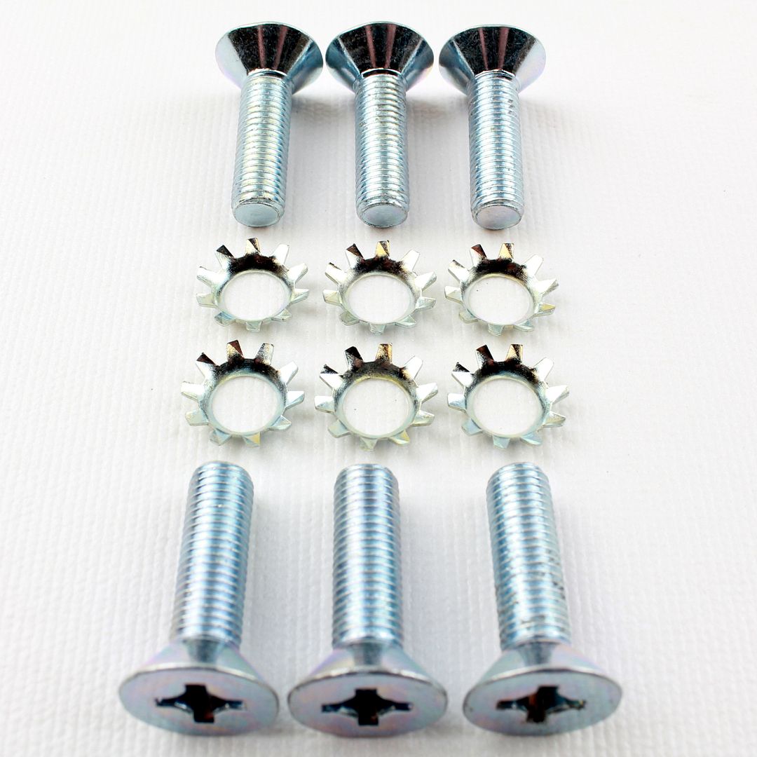 55 56 57 Chevy 4Door REAR Door Hinge Bolts Screws 1955 1956 1957